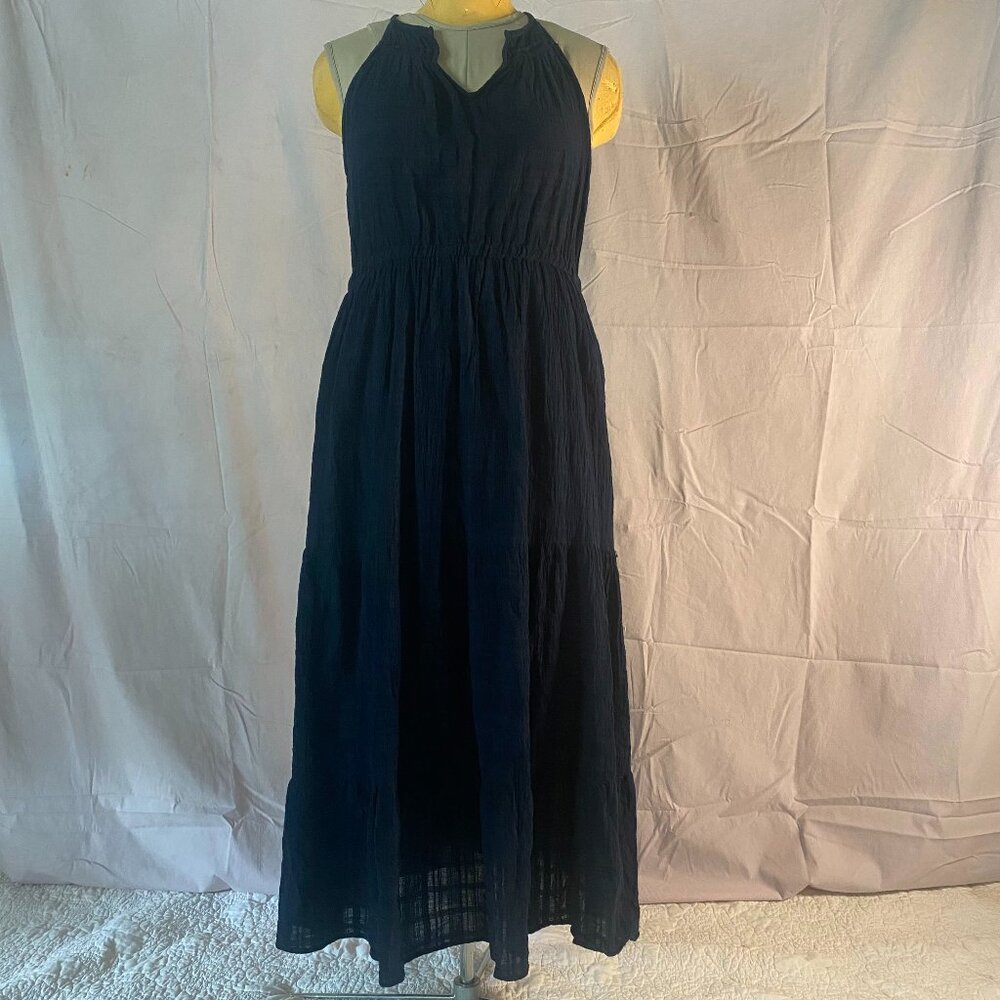 Self Contrast Midi Dress